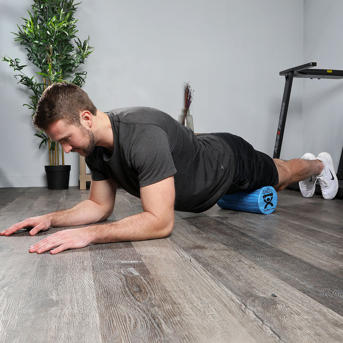 CanDo EF-36 Foam Roller - Blue Eva Foam - Extra Firm - 6" X 36" - Round