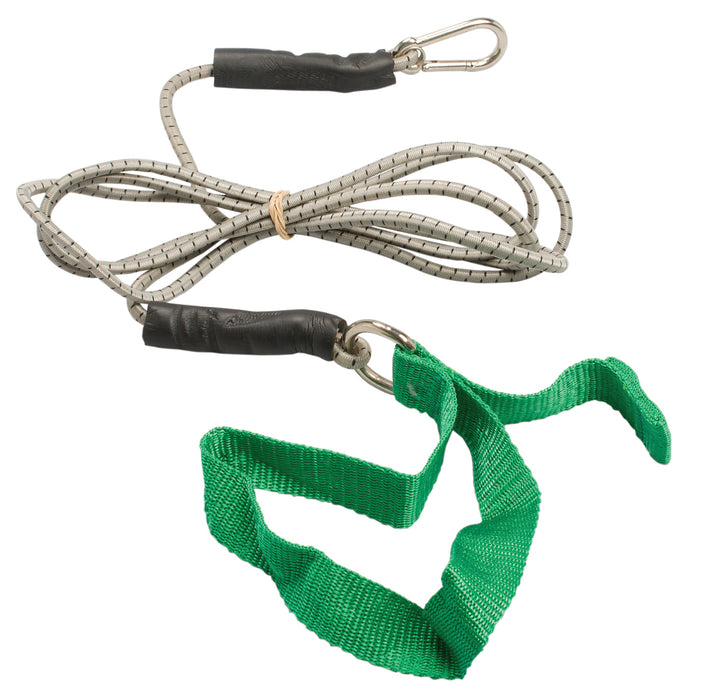 CanDo 10-5803 Exercise Bungee Cord With Attachments, 7', Green - Medium