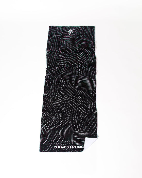 Yoga Strong H2229T , Anti Slip Towel, Black Polka Dot