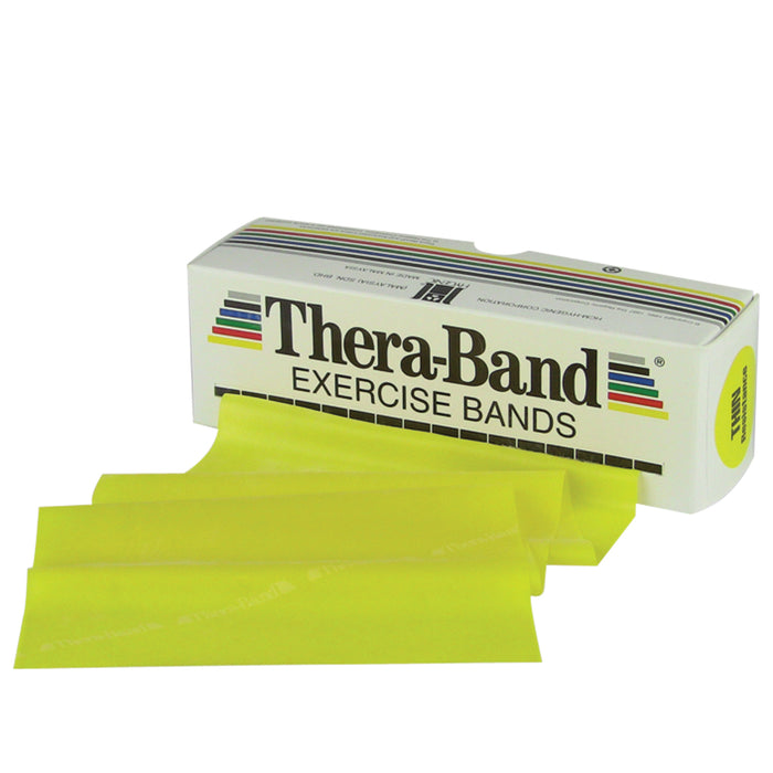 TheraBand 10-1000 Exercise Band - 6 Yard Roll - Yellow - Thin