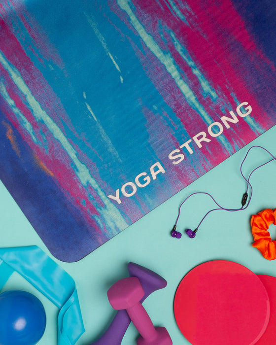 Yoga Strong C1630 , Yoga Mat 72" X 24", Abstract Purple