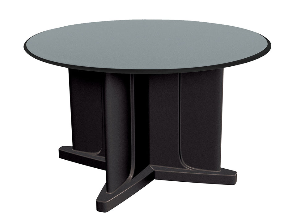 Cortech USA 48RDPX Table, Round Dura-Edge, Plain Top, Xbase-Legs, 48"