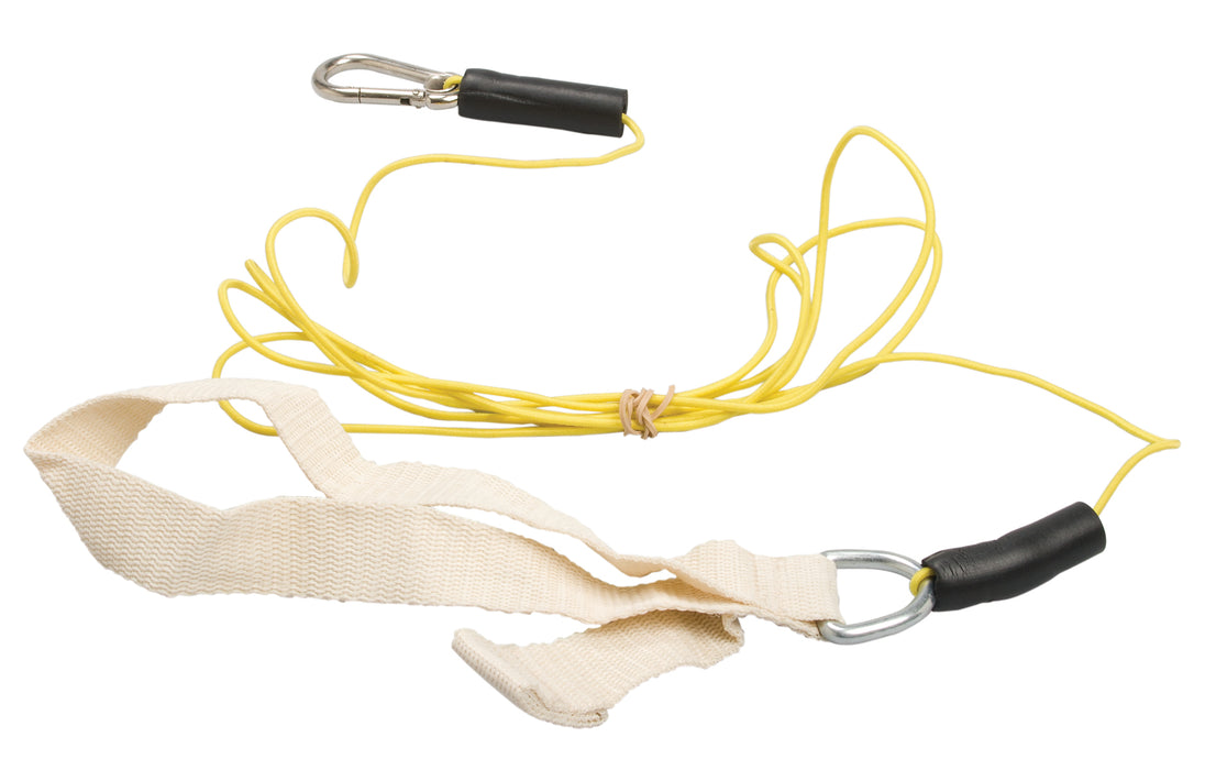 CanDo 10-5810 Exercise Bungee Cord With Attachments, 4', Tan - Xx-Light