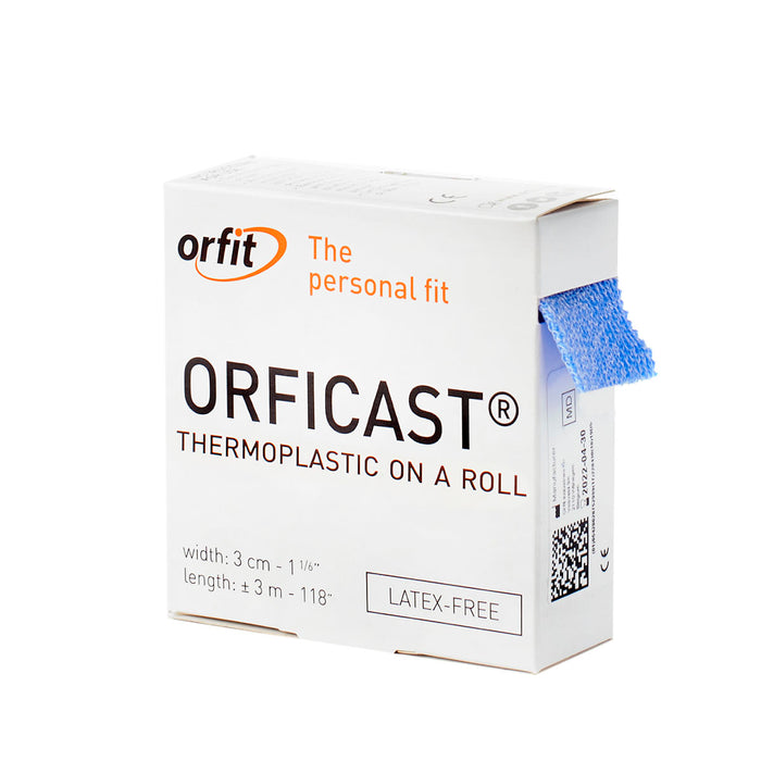 Orfit 24-5600-1 Orficast Thermoplastic Tape, 1" X 9', Blue