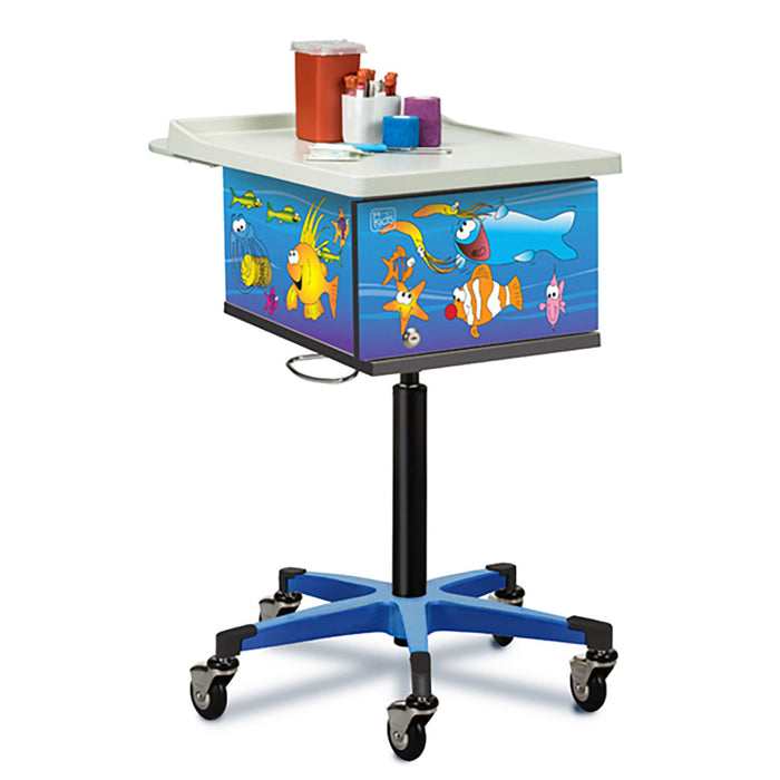 Clinton 15-4531 , Phlebotomy Cart, Pediatric/Ocean Commotion