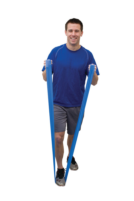 Val-u-Band 10-6114 Resistance Bands, Dispenser Roll, 6 Yds., Blueberry-Level 4/7, Latex-Free