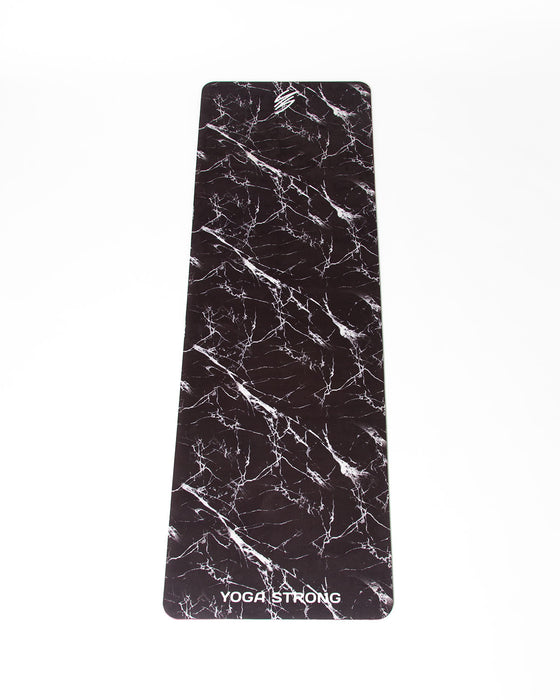 Yoga Strong H3023 , Yoga Mat 72" X 24", Black Marble