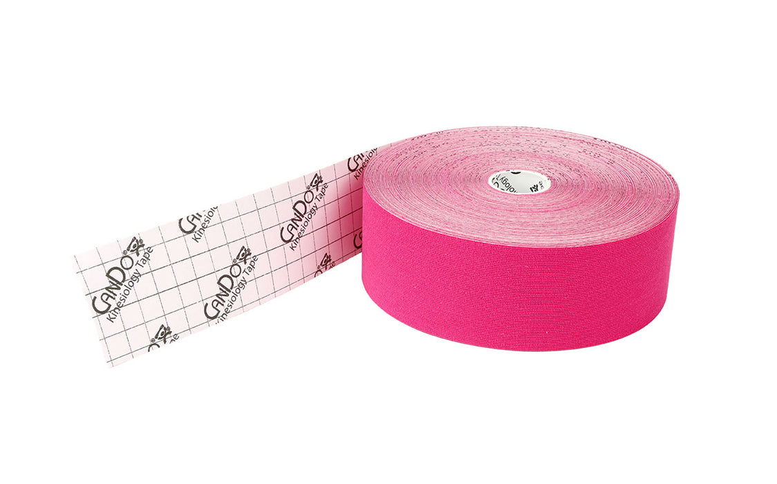 CanDo 3009621 DISC Kinesiology Tape, 2" X 103 Ft, Pink, 1 Roll