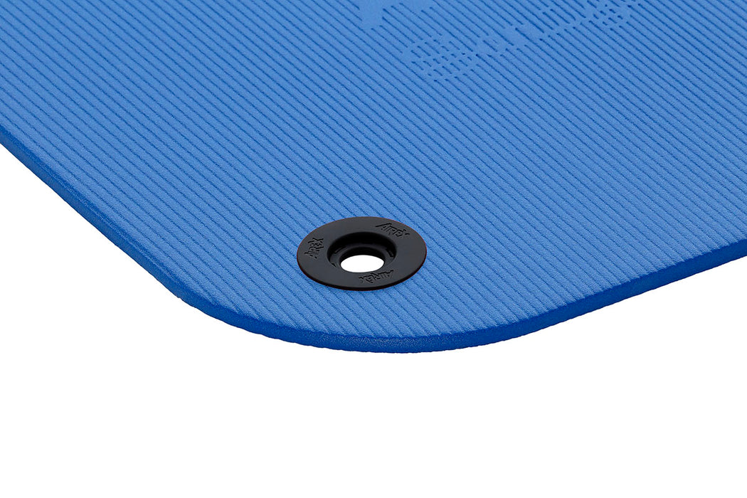 Airex 32-1238B-EYE Exercise Mat, Coronella 185, 72" X 23" X 0.6", Blue, Eyelets