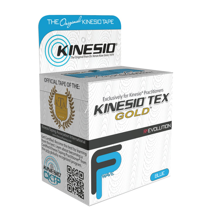 Kinesio 755 0004 Tape, Tex Gold Fp, 2" X 5.5 Yds, Blue, 6 Rolls