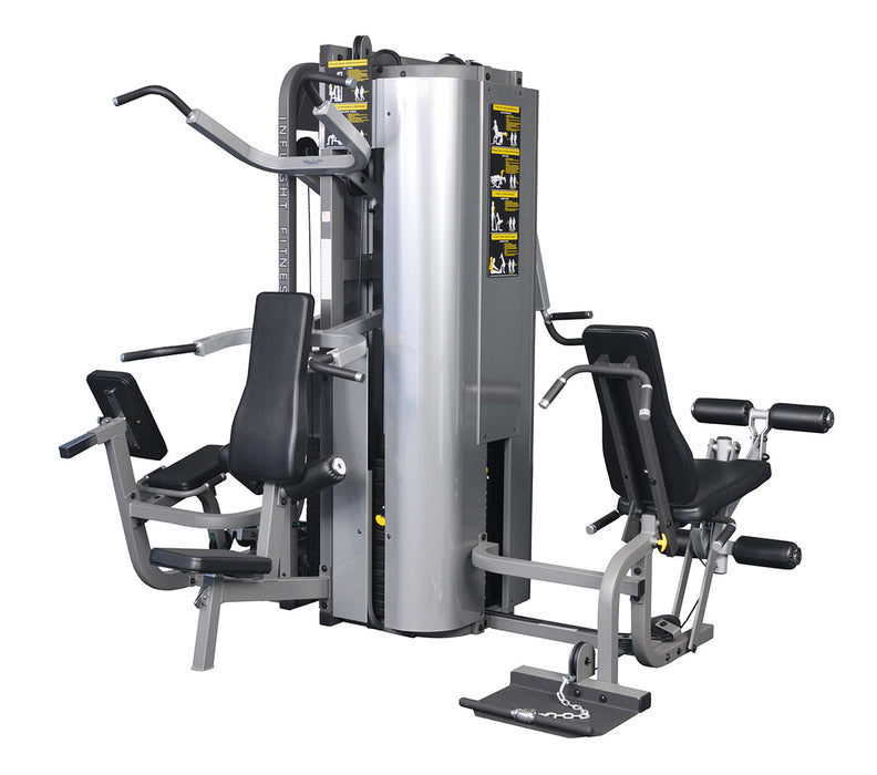 Inflight 6070S Fitness, Liberator Training System, Three Stacks, Four Stations, Full Shrouds