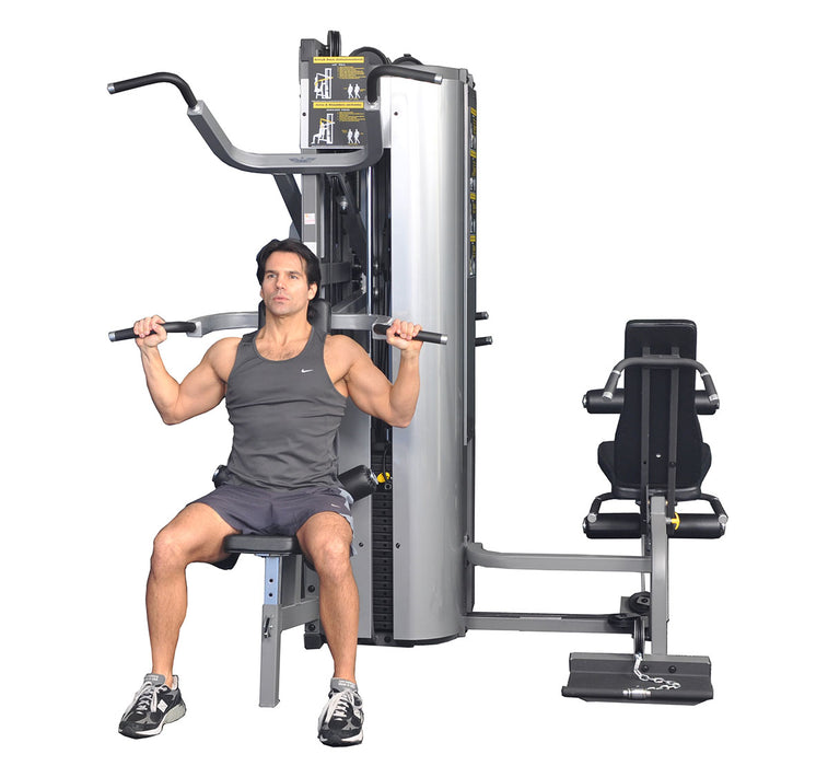 Inflight 6070S Fitness, Liberator Training System, Three Stacks, Four Stations, Full Shrouds