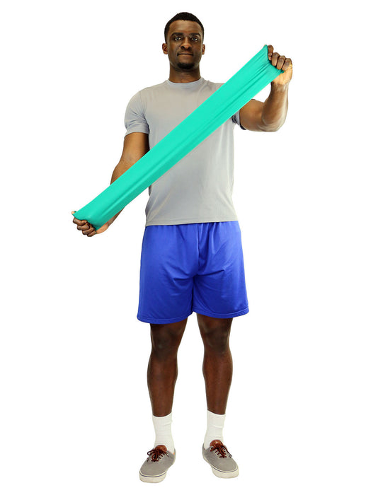 CanDo SSL-G.010x5 Latex Free Exercise Band - 4' Length - Green - Medium