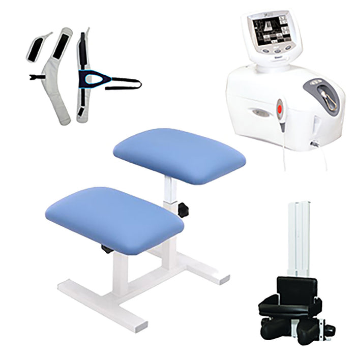 Chattanooga 35-2191 Traction Kit, Tx Traction Unit, Quickwrap Belt, Saunders Cervical, Blue Traction Stool